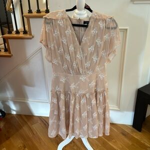 Neutral pattern dress from BCBG